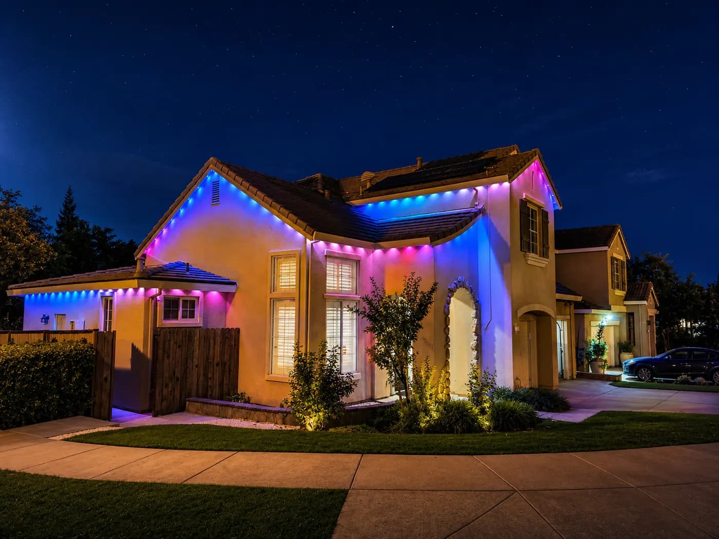 Holiday Light Installation — Holiday lights in San Jose by Raftermark
