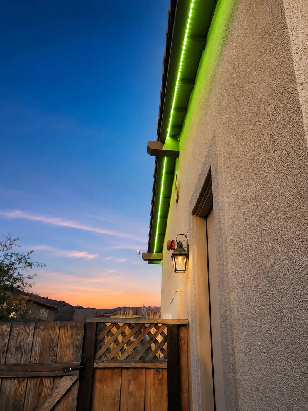 Permanent lights installation — Holiday lights in San Jose by Raftermark