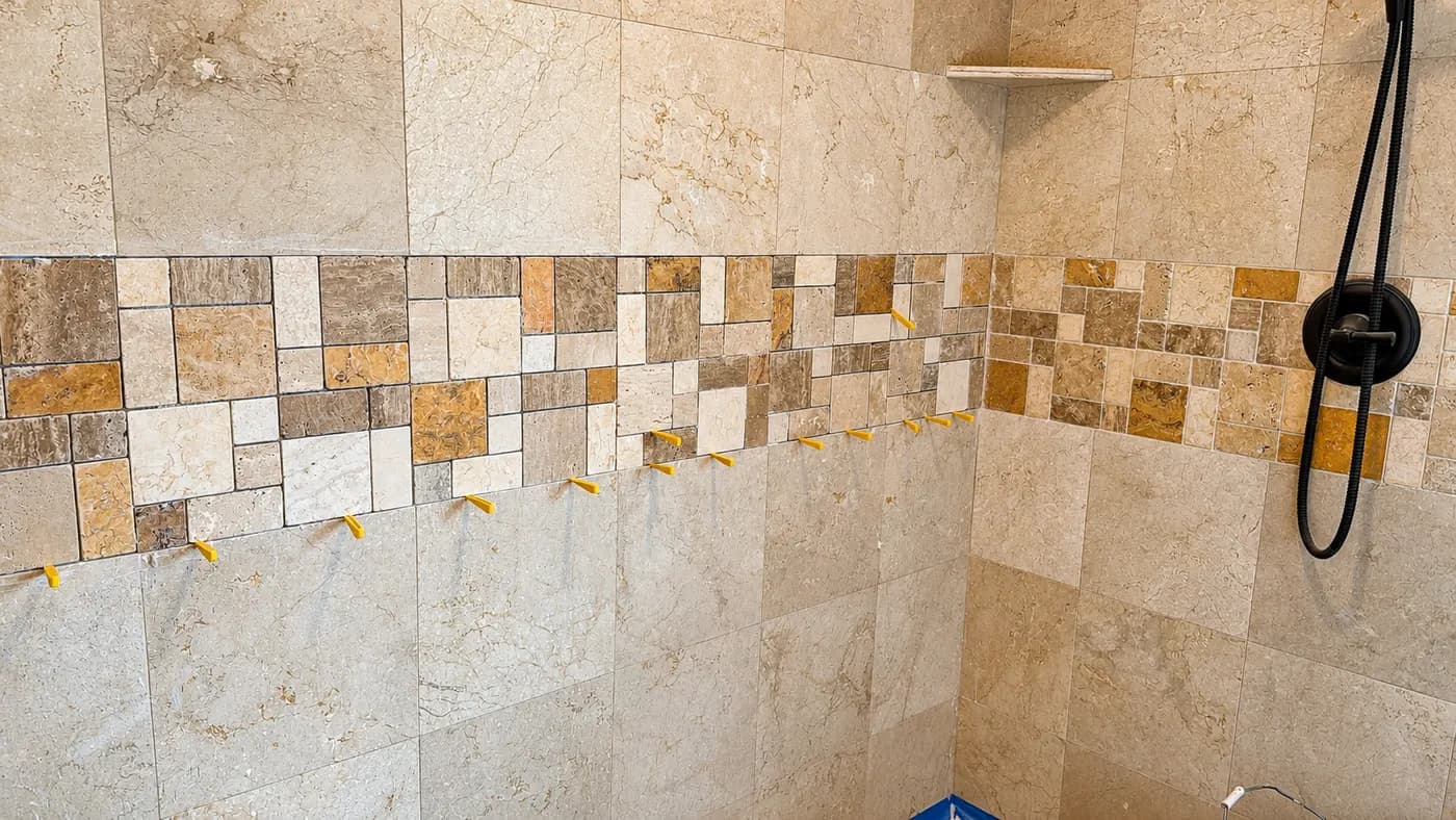 Shower tile repair — Tile in San Jose by Raftermark